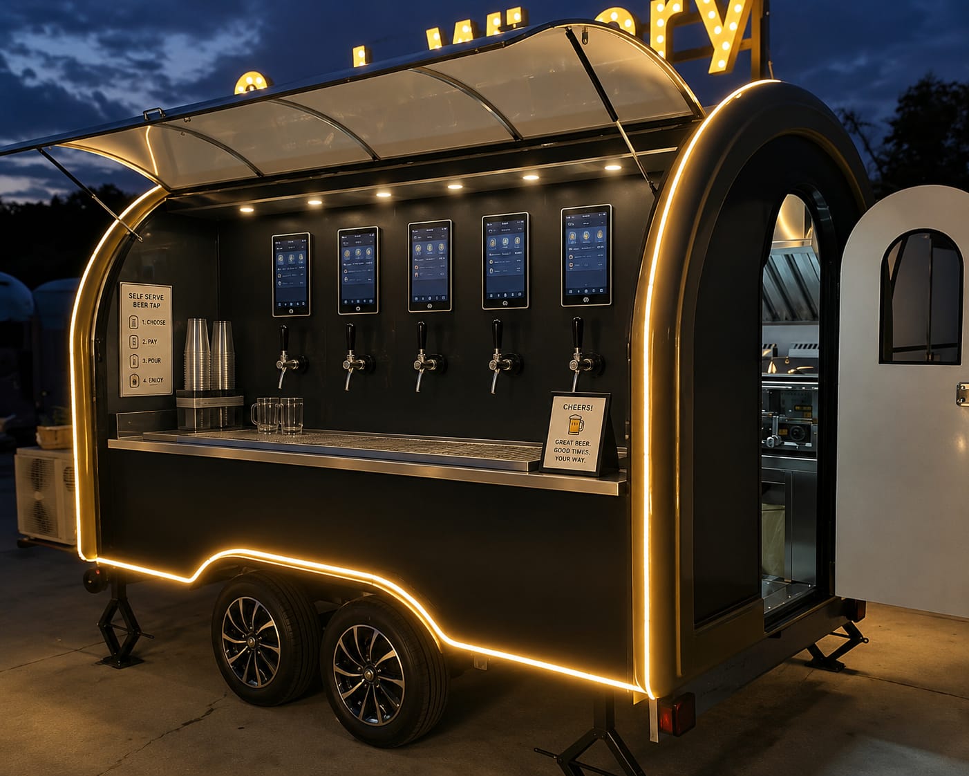 TorgBar mobil ølhenger